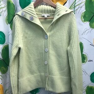 Banana Republic Chunky Lambswool Ribbed Sweater